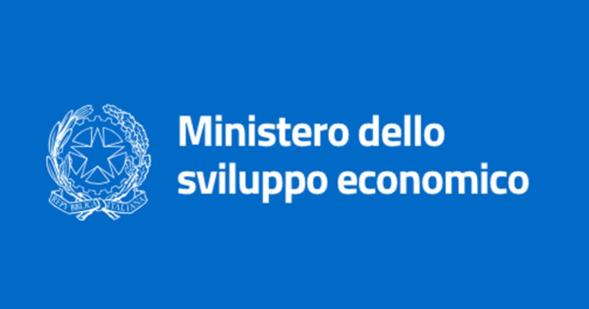 Logo Ministero dello Sviluppo Economico 12345