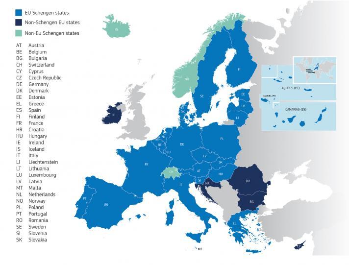 schengen map